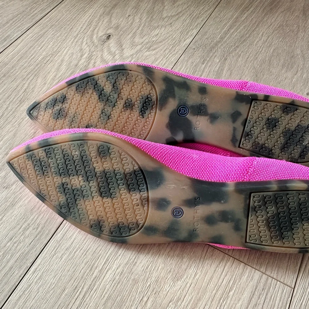 Rothy's Hot Pink Women's Flats - Picture 3 of 3